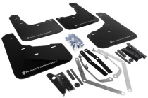 2013-16 Ford Fiesta ST Svarta Stänkskydd Silver Logo Rally Armor